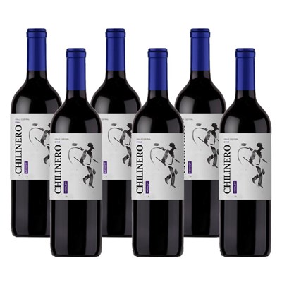 Case of 6 Chilinero Merlot 75cl Red Wine Wine